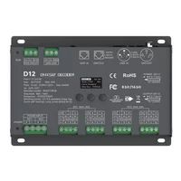 LTECH D12 DMX512/RDM LED Controller 12-Kanal 5A, 12-24V DC, mit OLED Display, Konstantspannung – Bild 2