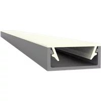 Flaches LED Alu Aufbauprofil 2m Exo-A1-13 (13mm) –| Flaches Aluminiumprofil für LED-Strips – Bild 2