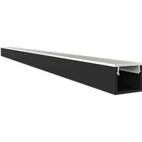 Ultraslim LED Alu Aufbauprofil 2m Exo-A0-8 (8mm) –| Flaches Aluminiumprofil für LED-Strips – Bild 2