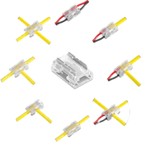 LED Multifunktions-Verbinder 8 mm – 2-polig, 8-in-1, lötfrei für einfarbige COB LED-Streifen – Bild 2