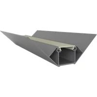 LED Trockenbau-Eckprofil Innen 2m EXO-T5_16 (16 mm) – Flächenbündiges Inneneckprofil für LED-Strips – Bild 2