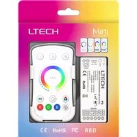 LTECH M5A+P5 LED Funk Set 2.4 GHz, Funk Fernbedienung & 5-Kanal Empfänger, 12-48V DC, für RGBCCT LED Streifen – Bild 2