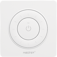 MiBoxer K3P Drehregler-Fernbedienung Weiß – 2,4 GHz Funk, Helligkeit & Farbtemperatur, magnetische Wandhalterung – Bild 2