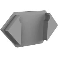 Endkappe für LED Alu Trockenbauprofil Exo-T5_16 + Cover PC45 _16 – Bild 2