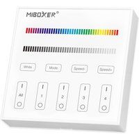 MiBoxer B3 RGBW-Wandpanel – 4-Zonen, 4 Kanal 2,4 GHz LED Touch-Fernbedienung – Bild 2