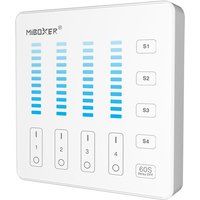 MiBoxer B5 LED-Wandfernbedienung – 4 Zonen, 1 Kanal, 5 Szenen, 2,4 GHz Touchpanel zum Dimmen – Bild 2