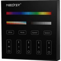 MiBoxer B4 RGB+CCT Wandpanel – 4-Zonen, 5-Kanal 2,4 GHz LED Touch-Fernbedienung – Bild 2