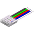 LED Strip-zu-Kabel Schnellverbinder – 5-polig, lötfrei, für 10 mm SMD RGBW LED-Streifen mit 15 cm Anschlusskabel – Bild 5
