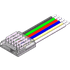 LED Strip-zu-Kabel Schnellverbinder – 6-polig, lötfrei, für 12 mm SMD RGBCCT LED-Streifen mit 15 cm Anschlusskabel – Bild 5