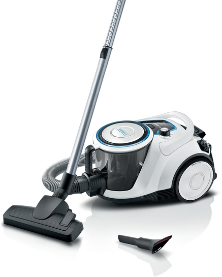 BOSCH Serie 6 Beutelloser Staubsauger ProSilence Weiß BGC41LSIL BOSCH Serie 6 Beutelloser Staubsauger ProSilence Weiß BGC41LSIL