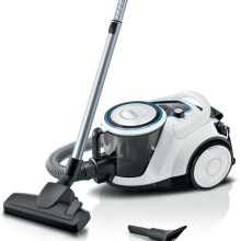 BOSCH Serie 6 Beutelloser Staubsauger ProSilence Weiß BGC41LSIL BOSCH Serie 6 Beutelloser Staubsauger ProSilence Weiß BGC41LSIL