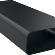 BOSCH Ventilationskanal Flachkanal 1000mm Schwarz 17005345 BOSCH Ventilationskanal Flachkanal 1000mm Schwarz 17005345