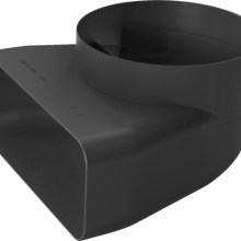 BOSCH Installationszubehör Adapterrohrstück 150 mm, 90 ° rund-flach 17005350 BOSCH Installationszubehör Adapterrohrstück 150 mm, 90 ° rund-flach 17005350