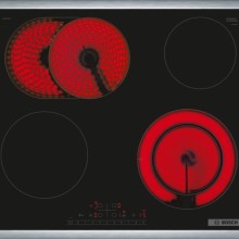 BOSCH Serie 6 Elektro-Kochfeld 60 cm Mit Rahmen aufliegend PKN645FP2E BOSCH Serie 6 Elektro-Kochfeld 60 cm Mit Rahmen aufliegend PKN645FP2E