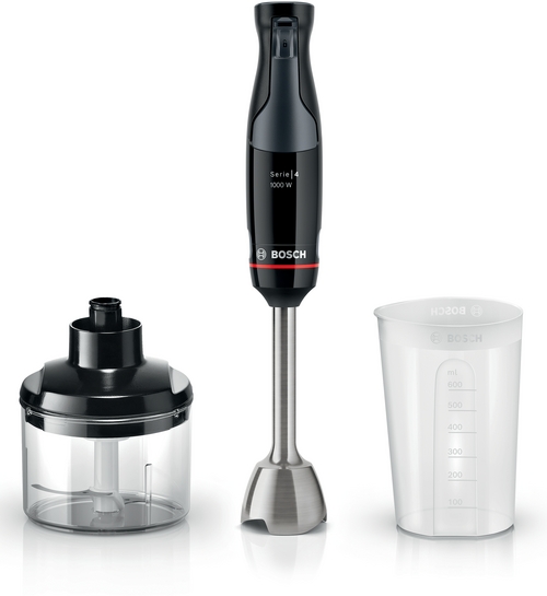 BOSCH Serie 4 Stabmixer ErgoMaster 1000 W Schwarz, anthrazit MSM4B620 BOSCH Serie 4 Stabmixer ErgoMaster 1000 W Schwarz, anthrazit MSM4B620