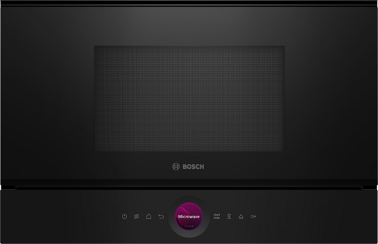 BOSCH Serie 8 Einbau-Mikrowelle Schwarz BFL7221B1 BOSCH Serie 8 Einbau-Mikrowelle Schwarz BFL7221B1