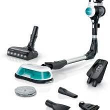 BOSCH Akku-Staubsauger 2in1 Saugen & Wischen Unlimited 7 ProHygienic Aqua Weiß BCS71HYG2 BOSCH Akku-Staubsauger 2in1 Saugen & Wischen Unlimited 7 ProHygienic Aqua Weiß BCS71HYG2