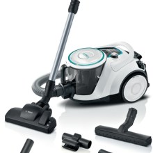 BOSCH Serie 6 Beutelloser Staubsauger ProHygienic Weiß BGC41XHYG BOSCH Serie 6 Beutelloser Staubsauger ProHygienic Weiß BGC41XHYG