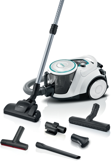 BOSCH Serie 6 Beutelloser Staubsauger ProHygienic Weiß BGC41XHYG BOSCH Serie 6 Beutelloser Staubsauger ProHygienic Weiß BGC41XHYG