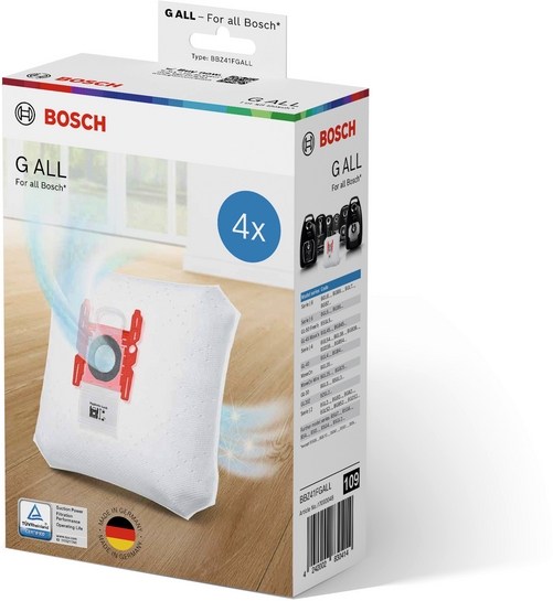 BOSCH Staubbeutel PowerProtect Type G ALL BBZ41FGALL BOSCH Staubbeutel PowerProtect Type G ALL BBZ41FGALL