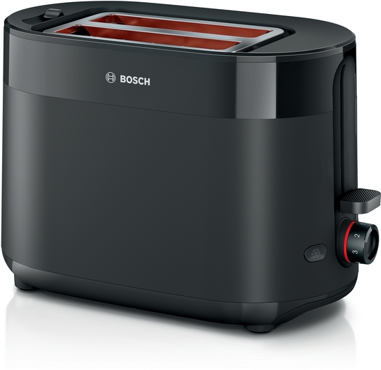 BOSCH Kompakt Toaster MyMoment Schwarz TAT2M123 BOSCH Kompakt Toaster MyMoment Schwarz TAT2M123