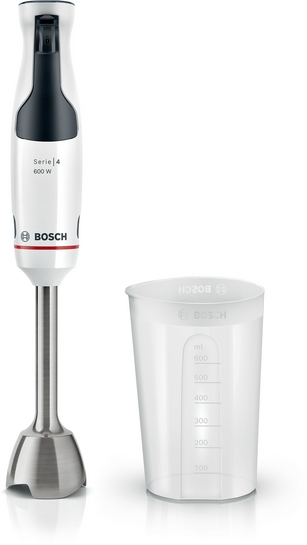 BOSCH Serie 4 Stabmixer ErgoMaster 600 W Weiß, Black grey MSM4W210 BOSCH Serie 4 Stabmixer ErgoMaster 600 W Weiß, Black grey MSM4W210