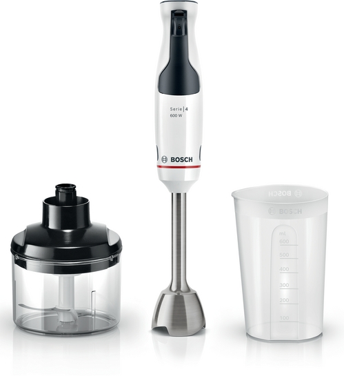BOSCH Serie 4 Stabmixer ErgoMaster 600 W Weiß, Black grey MSM4W220 BOSCH Serie 4 Stabmixer ErgoMaster 600 W Weiß, Black grey MSM4W220