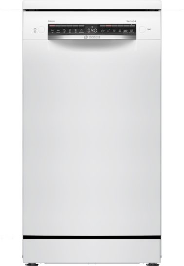 BOSCH Serie 4 Freistehender Geschirrspüler 45 cm Weiß SPS4HKW49E BOSCH Serie 4 Freistehender Geschirrspüler 45 cm Weiß SPS4HKW49E