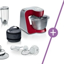 BOSCH Serie 4 Küchenmachinenset 1000 W Rot, silber MUM5872001 BOSCH Serie 4 Küchenmachinenset 1000 W Rot, silber MUM5872001