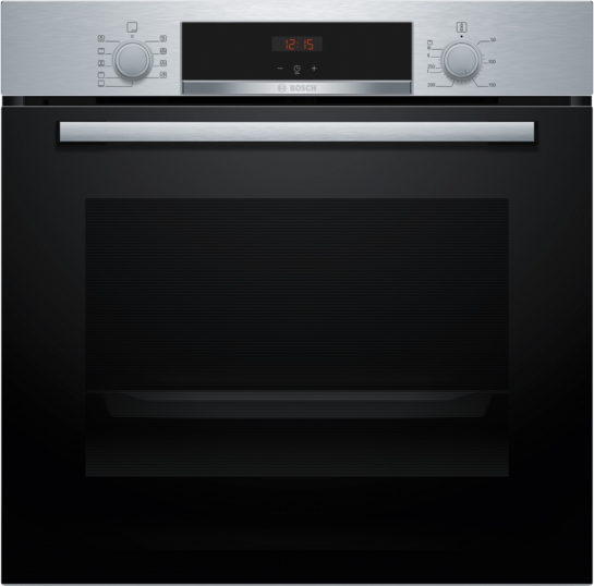 BOSCH Serie 4 Einbau-Backofen 60 x 60 cm Edelstahl HBA514BS3 BOSCH Serie 4 Einbau-Backofen 60 x 60 cm Edelstahl HBA514BS3