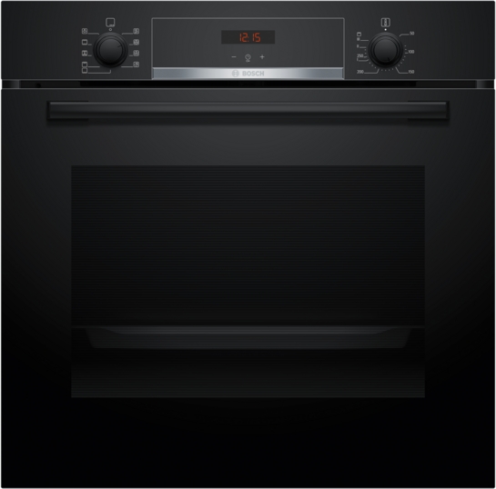 BOSCH Serie 4 Einbau-Backofen 60 x 60 cm Schwarz HBA514BB3 BOSCH Serie 4 Einbau-Backofen 60 x 60 cm Schwarz HBA514BB3
