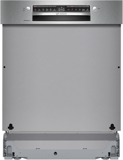 BOSCH Serie 4 Teilintegrierter Geschirrspüler 60 cm Gebürsteter Stahl SMI4EAS28E – Bild 4