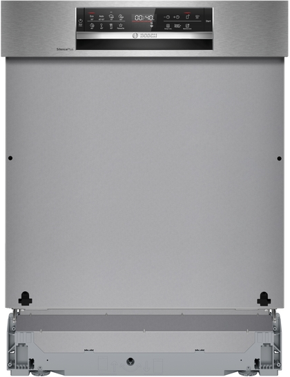 BOSCH Serie 6 Teilintegrierter Geschirrspüler 60 cm Gebürsteter Stahl SMI6ECS12E – Bild 4