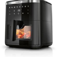 BOSCH Serie 6 Heißluftfritteuse Schwarz MAF671B0 BOSCH Serie 6 Heißluftfritteuse Schwarz MAF671B0
