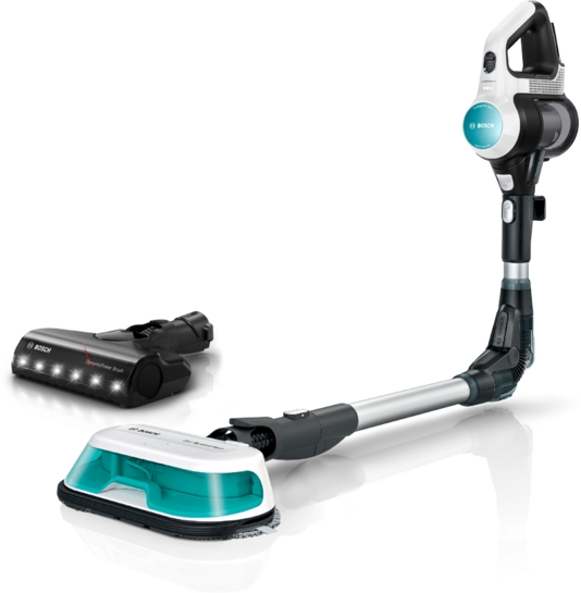 BOSCH Akku-Staubsauger 2in1 Saugen & Wischen Unlimited 7 ProHygienic Aqua Weiß BBS71BHYG BOSCH Akku-Staubsauger 2in1 Saugen & Wischen Unlimited 7 ProHygienic Aqua Weiß BBS71BHYG