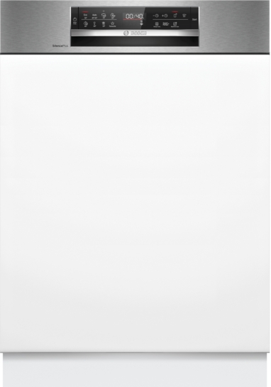 BOSCH Serie 6 Teilintegrierter Geschirrspüler 60 cm Gebürsteter Stahl SMI6ECS12E BOSCH Serie 6 Teilintegrierter Geschirrspüler 60 cm Gebürsteter Stahl SMI6ECS12E