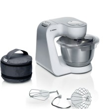 BOSCH Serie 4 Küchenmaschine MUM 5 1000 W Weiß, silber MUM58200 BOSCH Serie 4 Küchenmaschine MUM 5 1000 W Weiß, silber MUM58200