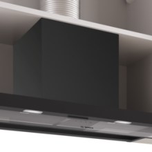 BOSCH Serie 4 Integrierte Designhaube 80 cm Klarglas, Mattschwarz DBB85CC60 BOSCH Serie 4 Integrierte Designhaube 80 cm Klarglas, Mattschwarz DBB85CC60