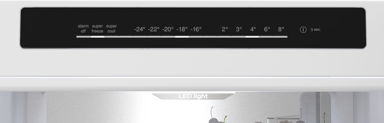 BOSCH Serie 6 Freistehende Kühl-Gefrier-Kombination mit Gefrierbereich unten 203 x 60 cm Gebürsteter Stahl AntiFingerprint, Total No Frost KGN39AIAU – Bild 4