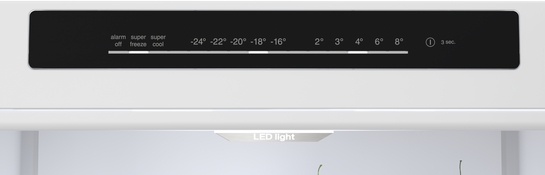 BOSCH Serie 4 Freistehende Kühl-Gefrier-Kombination mit Gefrierbereich unten 203 x 60 cm Gebürsteter schwarzer Stahl AntiFingerprint KGN39VXAU – Bild 4
