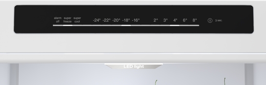 BOSCH Serie 4 Freistehende Kühl-Gefrier-Kombination mit Gefrierbereich unten 203 x 60 cm Metall-Optik KGN392LAG – Bild 4