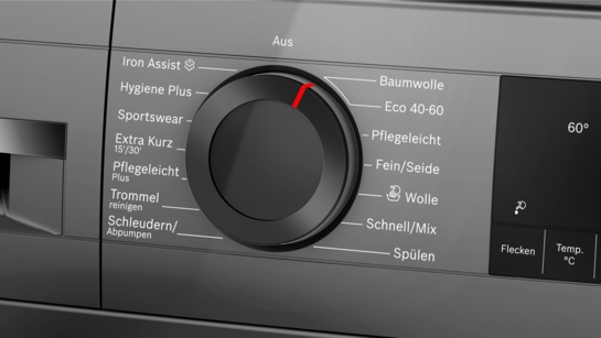 BOSCH Serie 6 Waschmaschine, Frontlader 9 kg max. 1400 U/min., Grau WGG244ZR10 – Bild 3