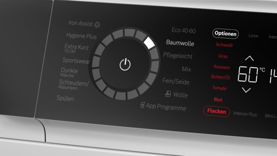 BOSCH Serie 8 Waschmaschine, Frontlader 9 kg max. 1400 U/min. WGB244072 – Bild 3