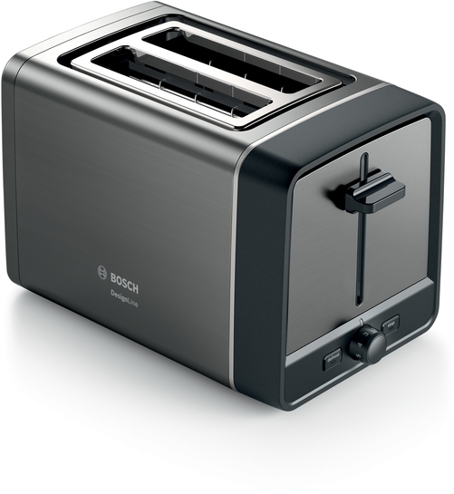 BOSCH Kompakt Toaster DesignLine Grau TAT5P425DE BOSCH Kompakt Toaster DesignLine Grau TAT5P425DE