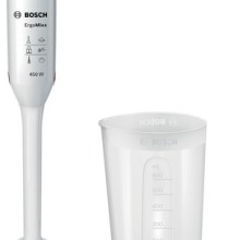 BOSCH Stabmixer ErgoMixx 450 W Weiß, rot MSM64010 BOSCH Stabmixer ErgoMixx 450 W Weiß, rot MSM64010