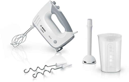 BOSCH Handrührer ErgoMixx 450 W Weiß, Window grey MFQ36440 BOSCH Handrührer ErgoMixx 450 W Weiß, Window grey MFQ36440