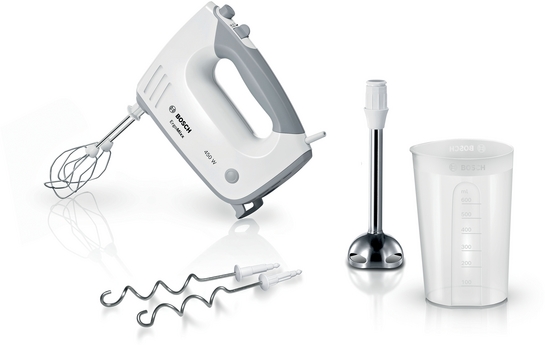 BOSCH Handrührer ErgoMixx 450 W Weiß, Window grey MFQ36470 BOSCH Handrührer ErgoMixx 450 W Weiß, Window grey MFQ36470