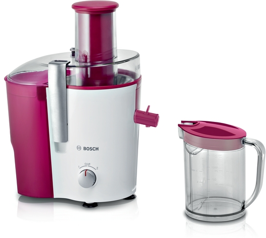 BOSCH Entsafter VitaJuice 2 700 W Weiß, Cherry Cassis MES25C0 BOSCH Entsafter VitaJuice 2 700 W Weiß, Cherry Cassis MES25C0