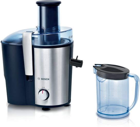 BOSCH Entsafter VitaJuice 3 700 W Blau, silber MES3500 BOSCH Entsafter VitaJuice 3 700 W Blau, silber MES3500
