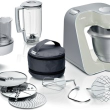 BOSCH Serie 4 Küchenmaschine MUM 5 1000 W Grau, silber MUM58L20 BOSCH Serie 4 Küchenmaschine MUM 5 1000 W Grau, silber MUM58L20